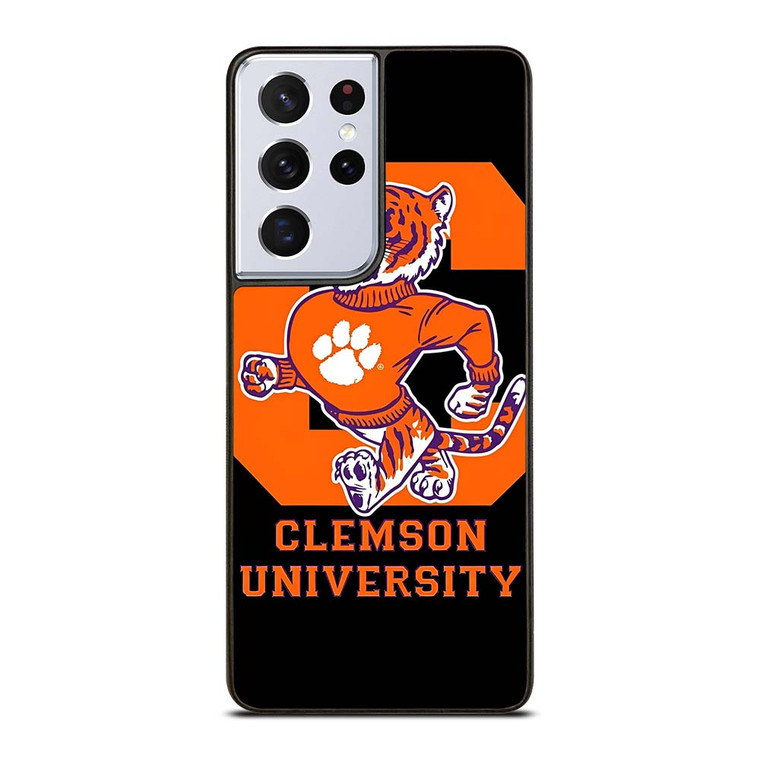 CLEMSON TIGERS UNIVERSITY ICON Samsung Galaxy S21 Ultra Case Cover