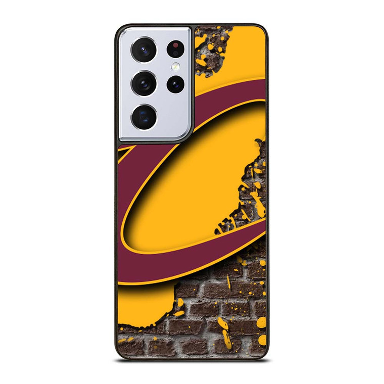 CLEVELAND CAVALIERS WALL SPLASH Samsung Galaxy S21 Ultra Case Cover