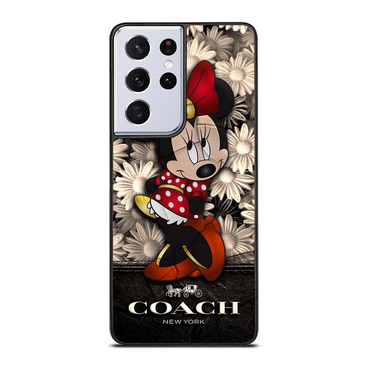 COACH FLOWER MINNIE MOUSE Samsung Galaxy S21 Ultra Case Cover