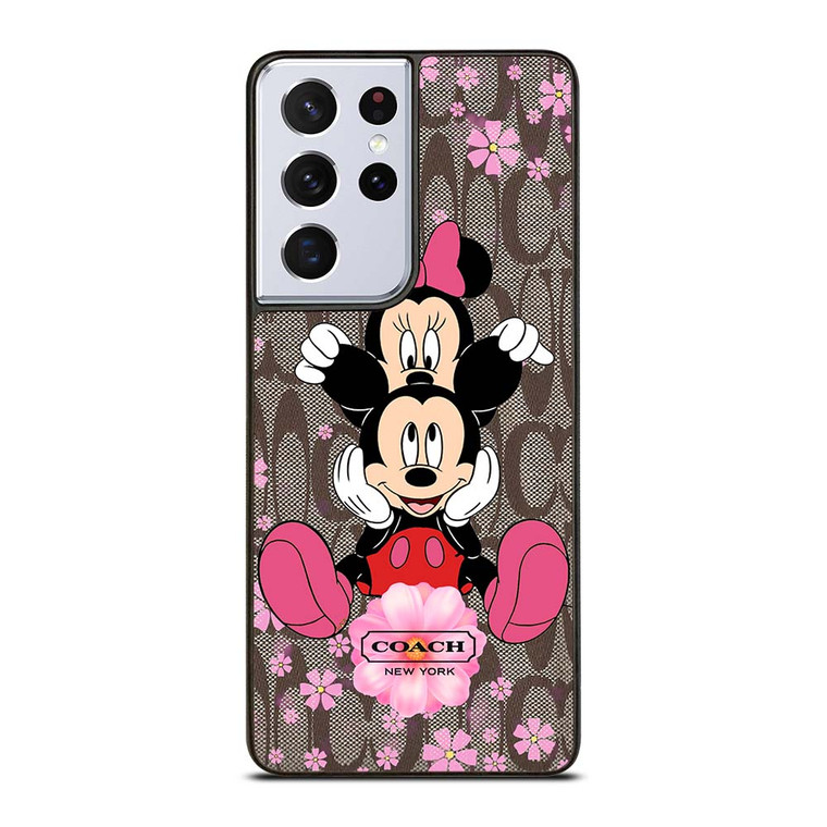 COACH MICKEY and MINNIE MOUSE Samsung Galaxy S21 Ultra Case Cover