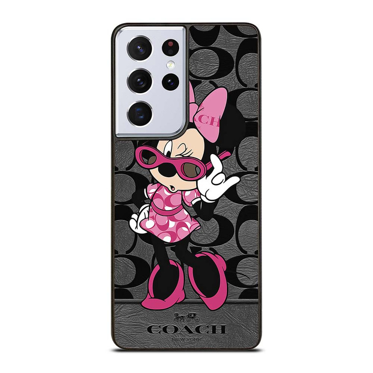 COACH MINNIE MOUSE CUTE Samsung Galaxy S21 Ultra Case Cover