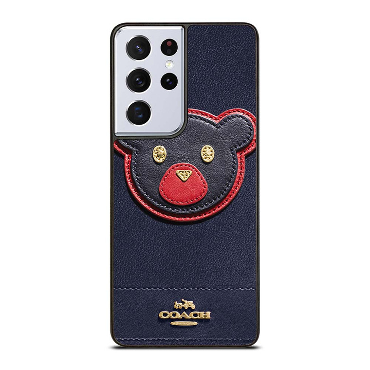 COACH NEW YORK BEAR Samsung Galaxy S21 Ultra Case Cover