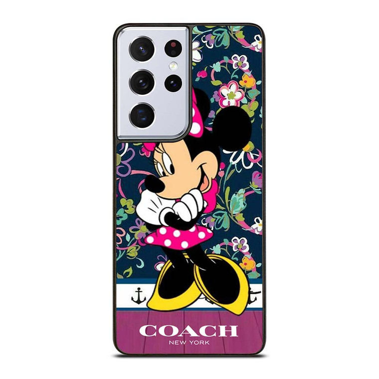 COACH NEW YORK CUTE MICKEY MOUSE Samsung Galaxy S21 Ultra Case Cover