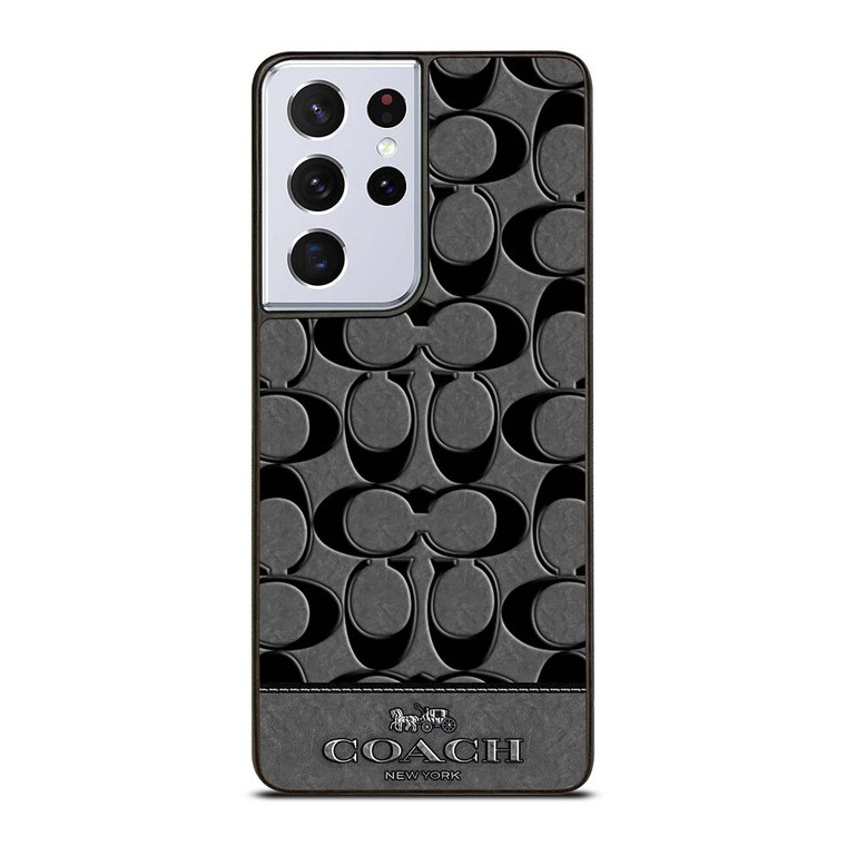 COACH NEW YORK GREY Samsung Galaxy S21 Ultra Case Cover