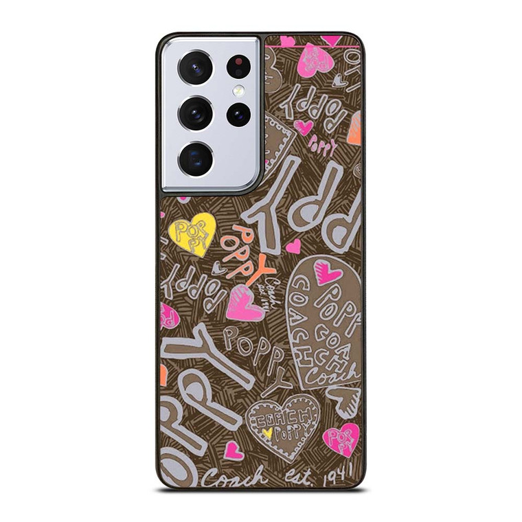 COACH NEW YORK NEW POOPY Samsung Galaxy S21 Ultra Case Cover