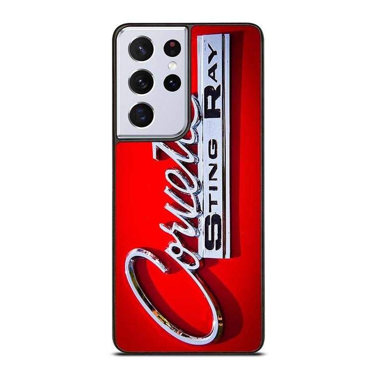 CORVETTE STINGRAY RED EMBLEM Samsung Galaxy S21 Ultra Case Cover