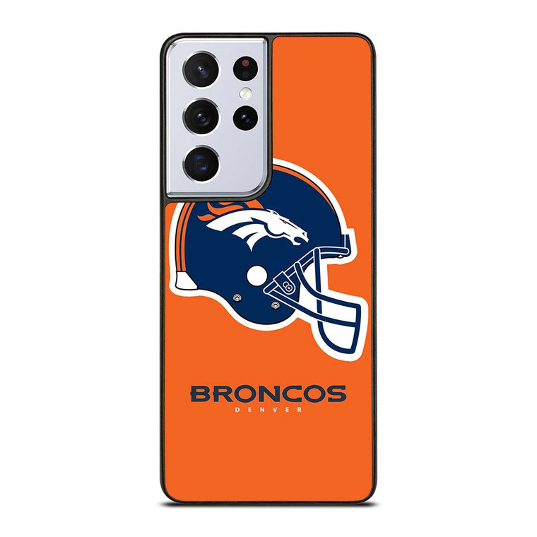 DENVER BRONCOS NFL HELMET Samsung Galaxy S21 Ultra Case Cover