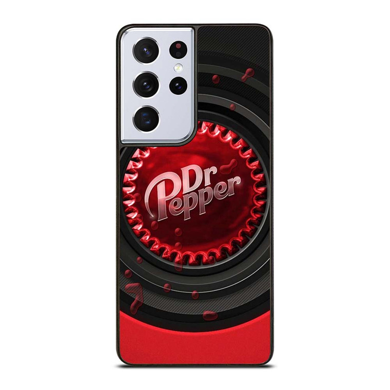 DR PEPPER SODA RED BLACK Samsung Galaxy S21 Ultra Case Cover