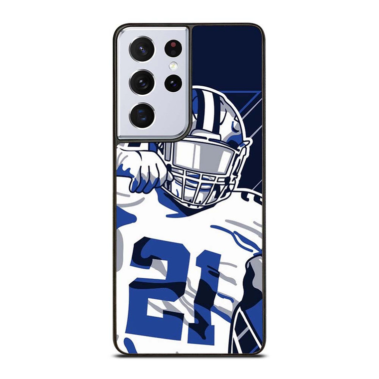 EZEKIEL ELLIOTT DALLAS COWBOY FOOTBALL Samsung Galaxy S21 Ultra Case Cover