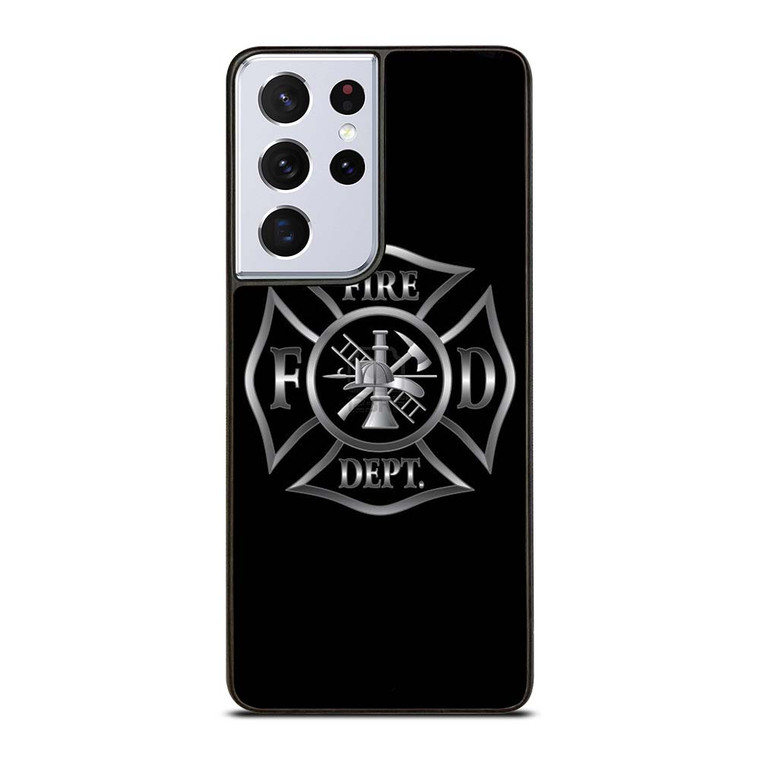 FIREFIGHTER FIREMAN LOGO Samsung Galaxy S21 Ultra Case Cover