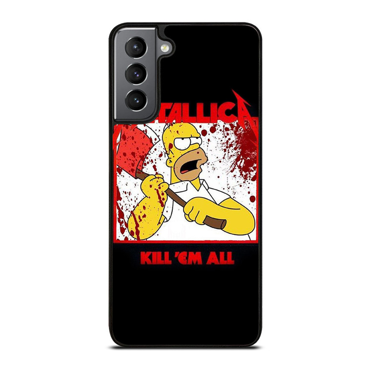 METALLICA KILL EM ALL SIMPSONS Samsung Galaxy S21 Plus Case Cover