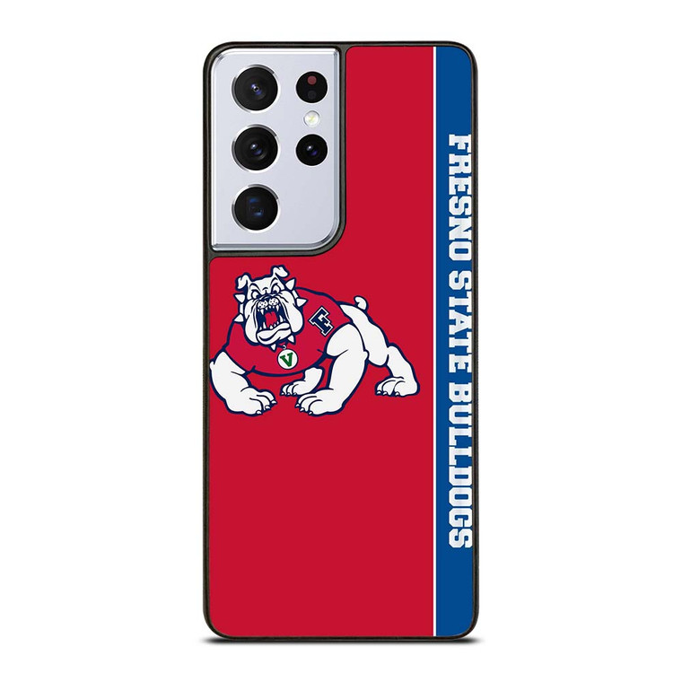 FRENO STATE BULLDOGS FOOTBALL LOGO Samsung Galaxy S21 Ultra Case Cover