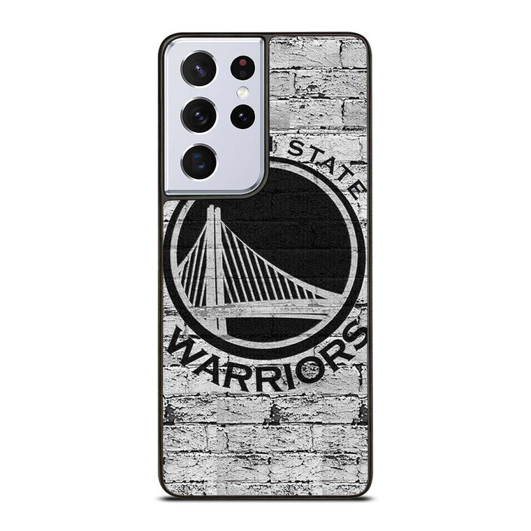 GOLDEN STATE WARRIORS WHITE BRICK Samsung Galaxy S21 Ultra Case Cover