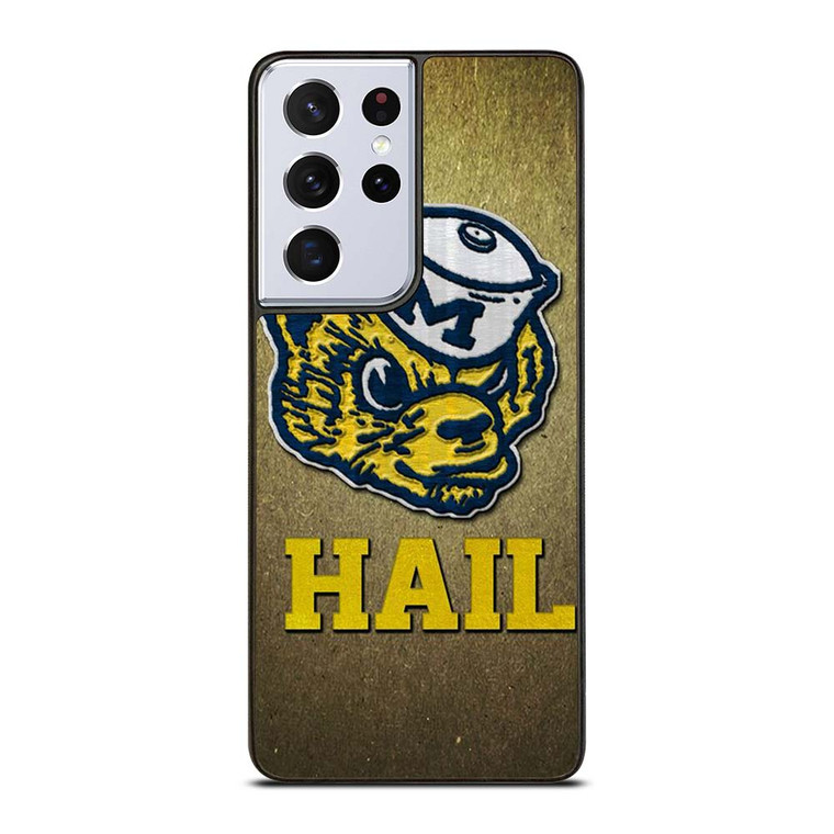 HAIL MICHIGAN WOLVERINES ICON Samsung Galaxy S21 Ultra Case Cover