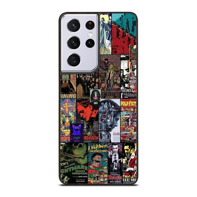 HORROR MOVIE COLLAGE Samsung Galaxy S21 Ultra Case Cover