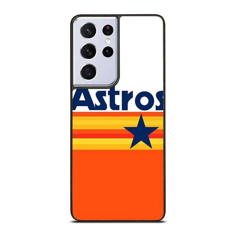 HOUSTON ASTROS STRIPE Samsung Galaxy S21 Ultra Case Cover