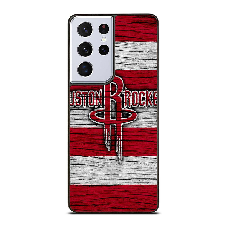 HOUSTON ROCKETS WOODEN LOGO Samsung Galaxy S21 Ultra Case Cover