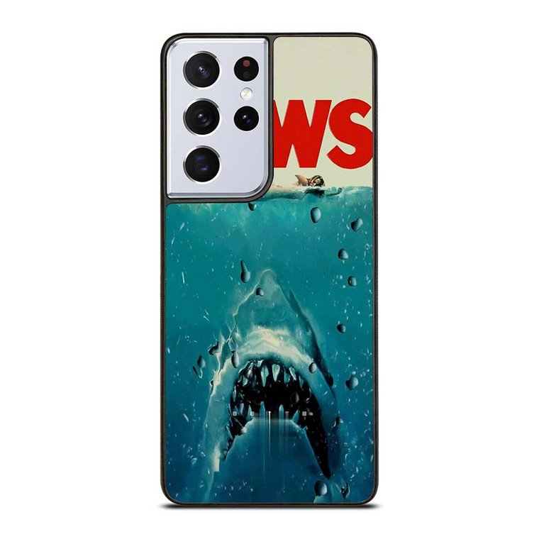 JAWS LOGO Samsung Galaxy S21 Ultra Case Cover