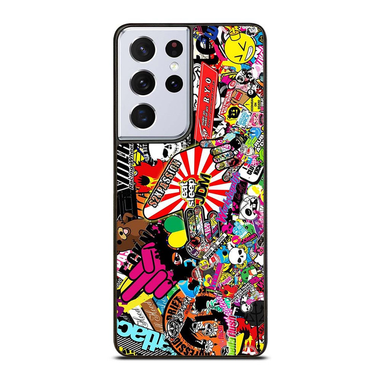 JDM STICKER BOMB COLLAGE Samsung Galaxy S21 Ultra Case Cover