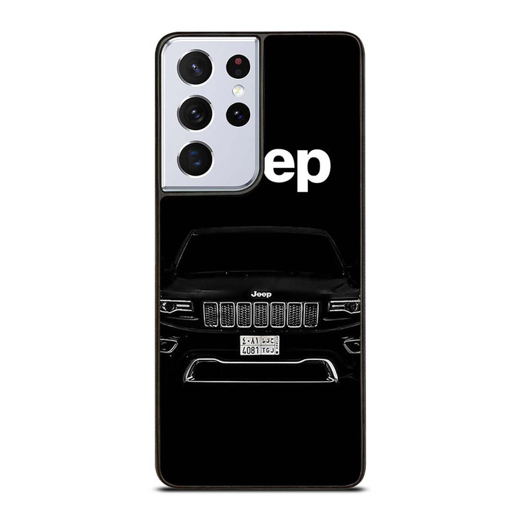 JEEP BLACK CAR Samsung Galaxy S21 Ultra Case Cover