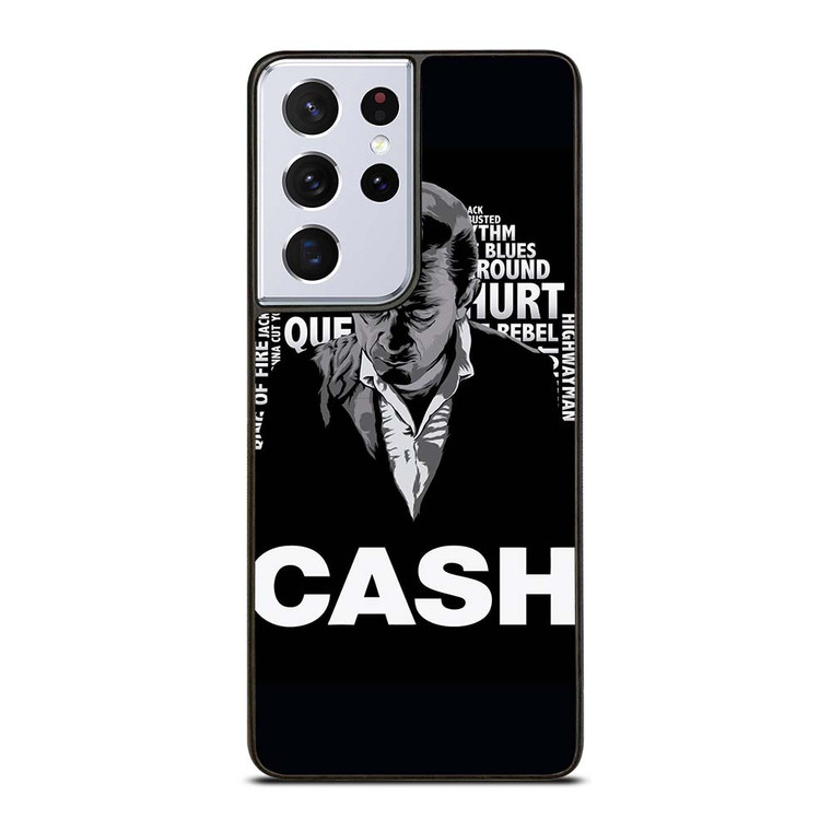 JOHNNY CASH MIDDLE CLIPART Samsung Galaxy S21 Ultra Case Cover