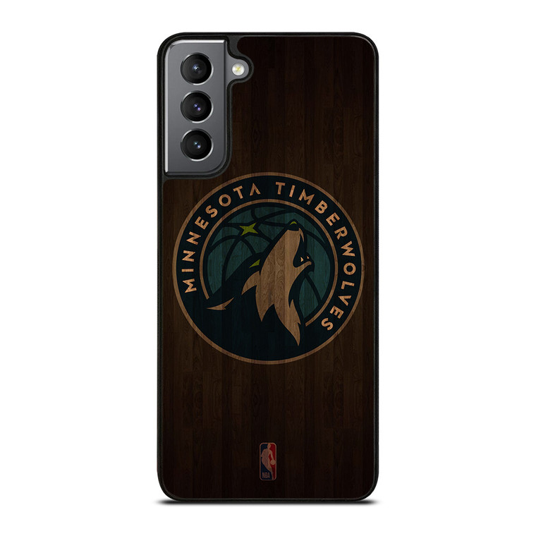 MINNESOTA TIMBERWOLVES BASKETBALL COURT NBA Samsung Galaxy S21 Plus Case Cover