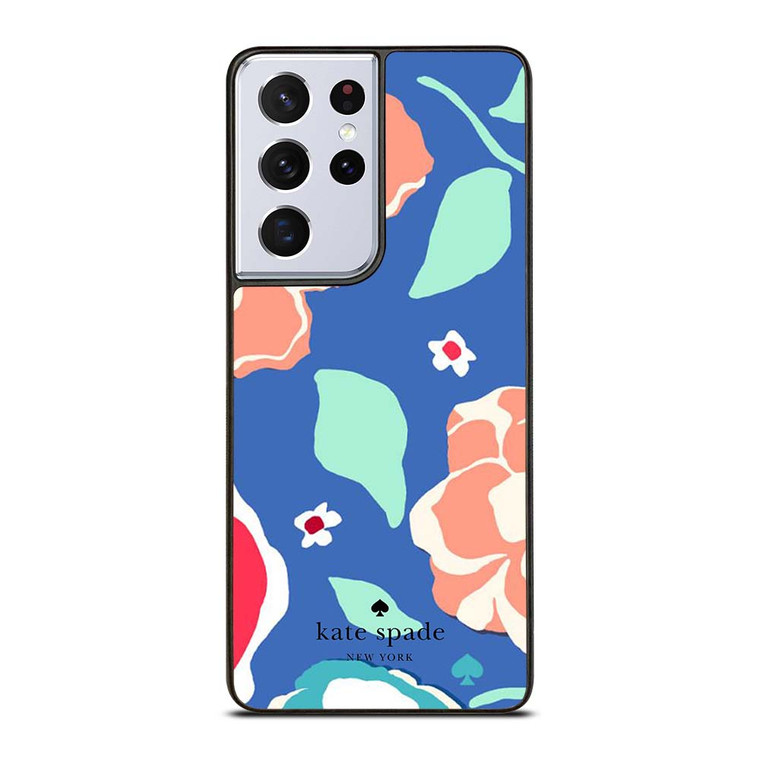 KATE SPADE NEW YORK BLUE FLORAL Samsung Galaxy S21 Ultra Case Cover