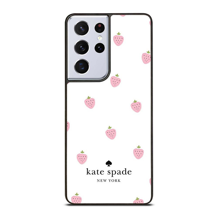 KATE SPADE NEW YORK PINK STRAWBERRY Samsung Galaxy S21 Ultra Case Cover