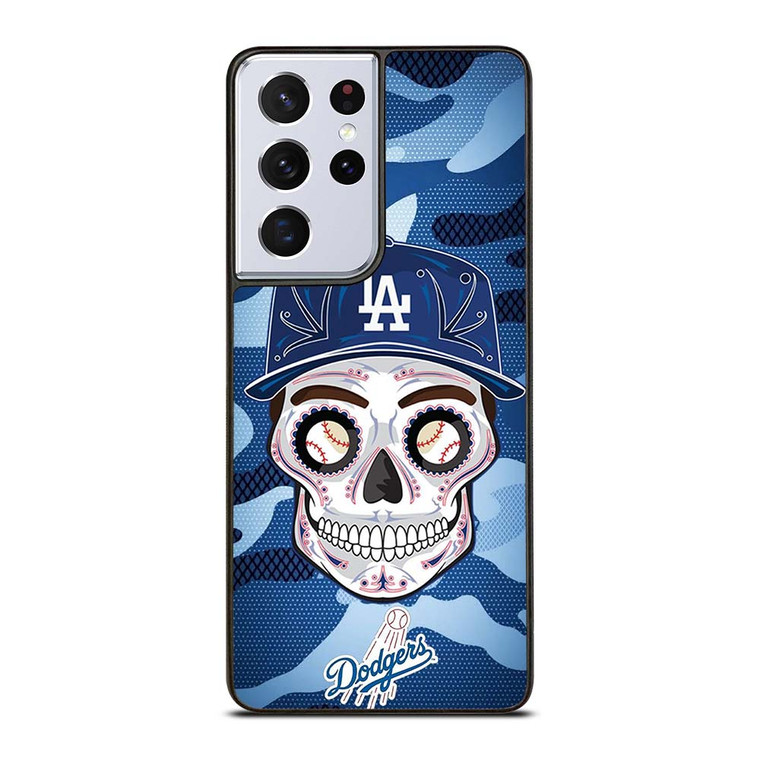 LA DODGERS SKULL CAMO Samsung Galaxy S21 Ultra Case Cover