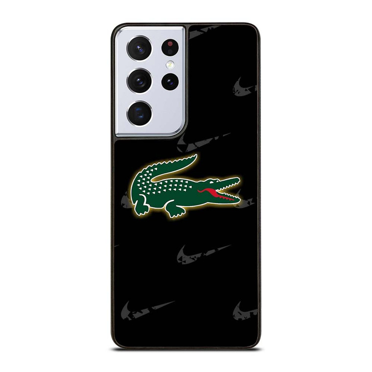 LACOSTE X NIKE PATTERN Samsung Galaxy S21 Ultra Case Cover LACOSTE X NIKE PATTERN Samsung Galaxy S21 Ultra Case Cover