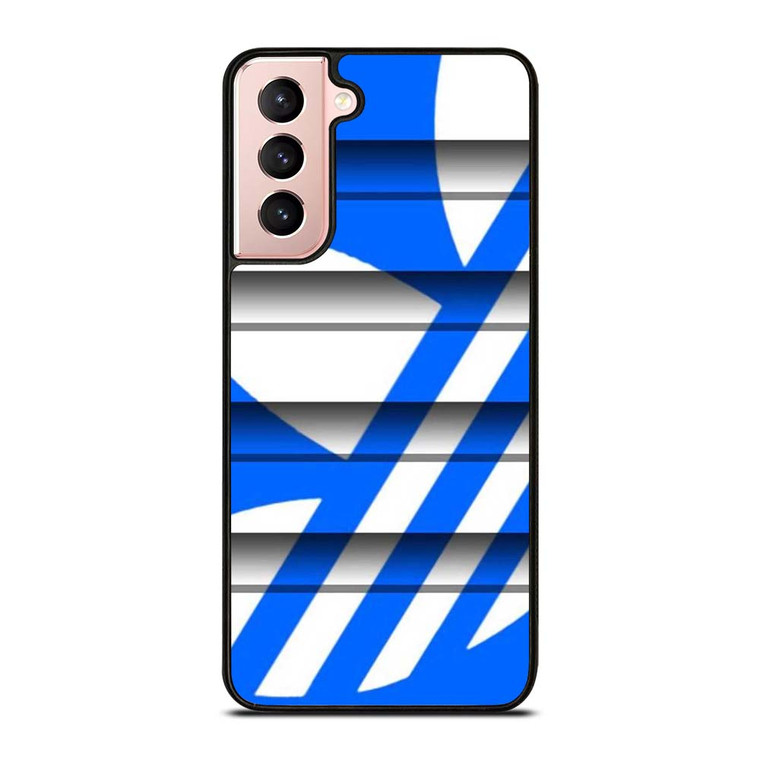 ADIDAS SLICED LOGO BLUE  Samsung Galaxy S21 Case Cover