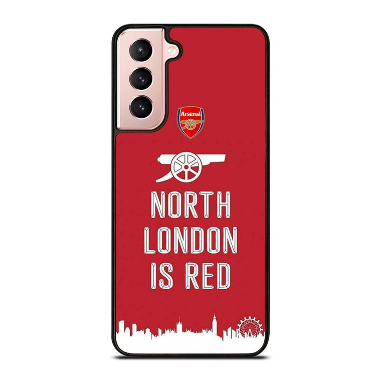 ARSENAL NORTH LONDON IS RED 2 Samsung Galaxy S21 Case Cover ARSENAL NORTH LONDON IS RED 2 Samsung Galaxy S21 Case Cover