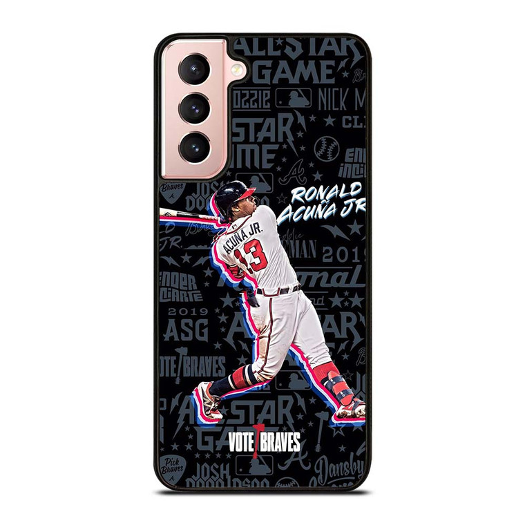ATLANTA BRAVES ACUNA SHOOT WALL Samsung Galaxy S21 Case Cover ATLANTA BRAVES ACUNA SHOOT WALL Samsung Galaxy S21 Case Cover