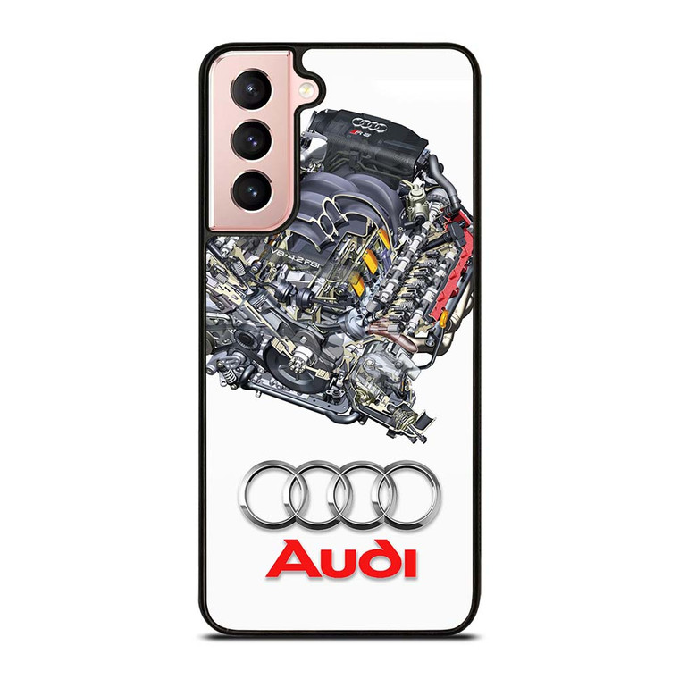 AUDI V8 FSI ENGINE LOGO Samsung Galaxy S21 Case Cover AUDI V8 FSI ENGINE LOGO Samsung Galaxy S21 Case Cover