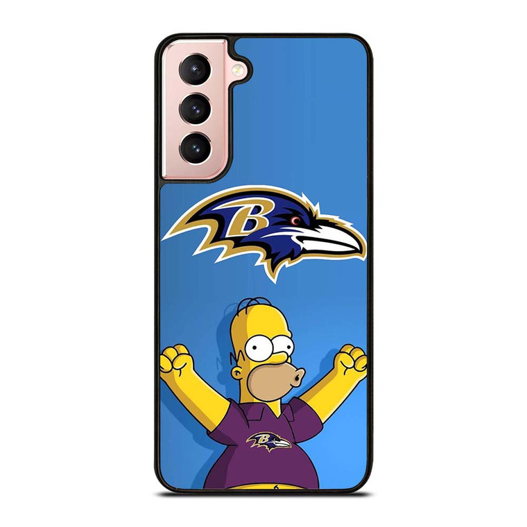 BALTIMORE RAVENS THE SIMPSON Samsung Galaxy S21 Case Cover