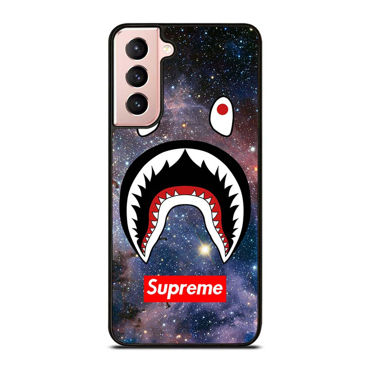 BAPE CAMO SHARK SUPREME NEBULA Samsung Galaxy S21 Case Cover