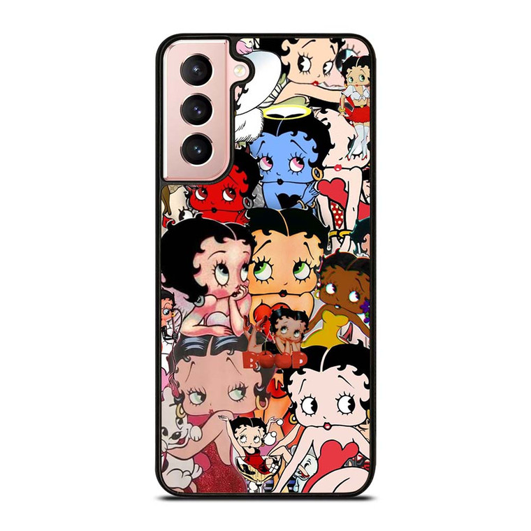 BETTY BOOP COLLAGE FACE Samsung Galaxy S21 Case Cover