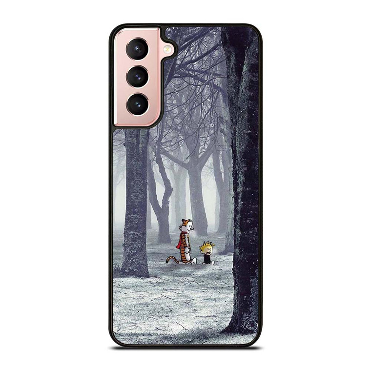 CALVIN AND HOBBES CARTOON Samsung Galaxy S21 Case Cover