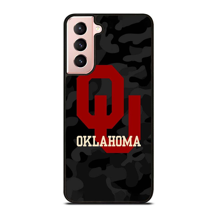 CAMO OKLAHOMA SOONERS LOGO Samsung Galaxy S21 Case Cover