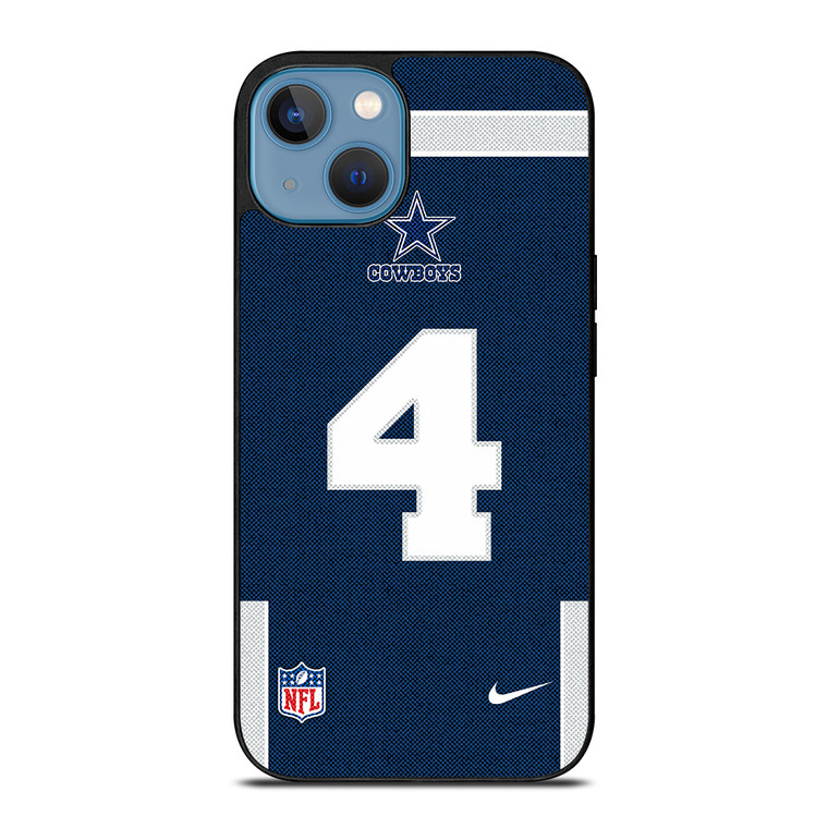 DALLAS COWBOYS DAK PRESCOTT 4 NFL NIKE iPhone 13 Case Cover