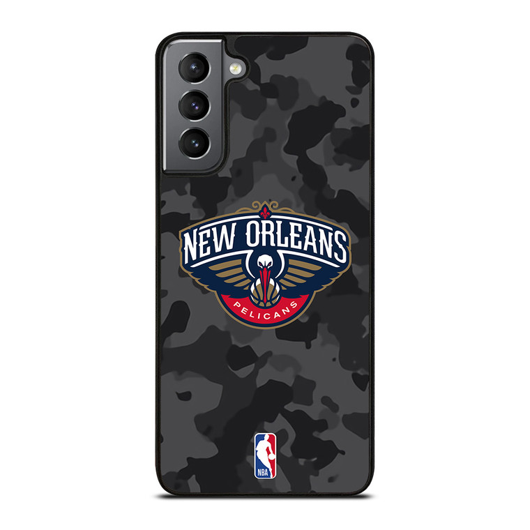 NEW ORLEANS PELICANS BLACK CAMO Samsung Galaxy S21 Plus Case Cover