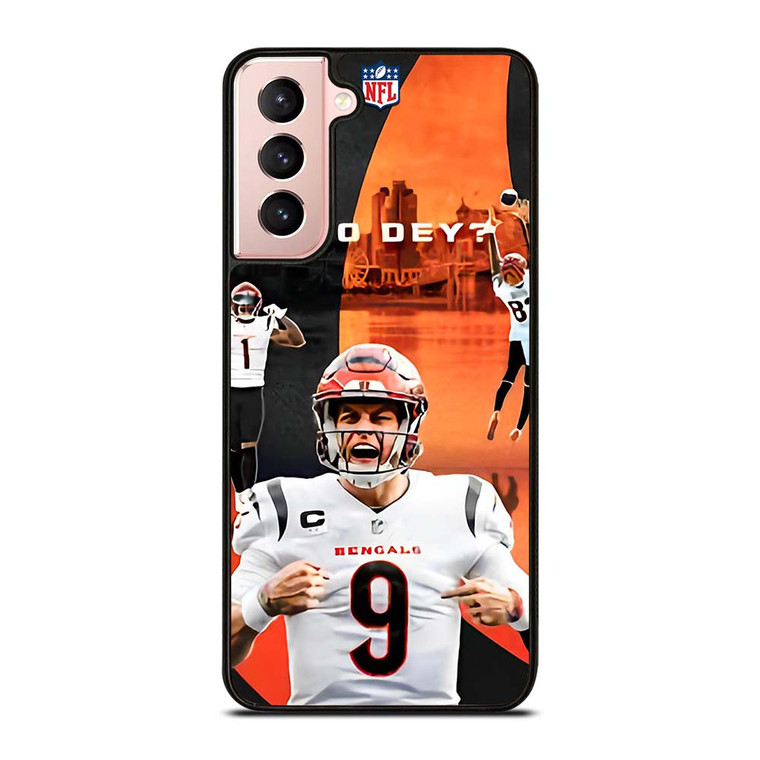 CINCINNATI BENGALS NFL JOE BURROW Samsung Galaxy S21 Case Cover