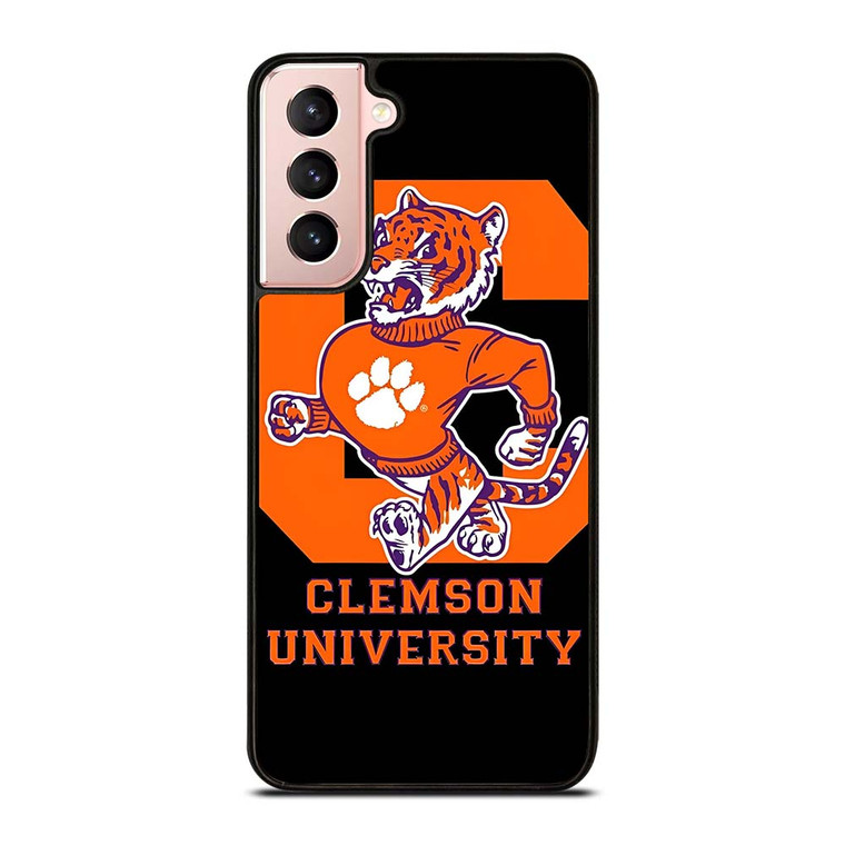 CLEMSON TIGERS UNIVERSITY ICON Samsung Galaxy S21 Case Cover