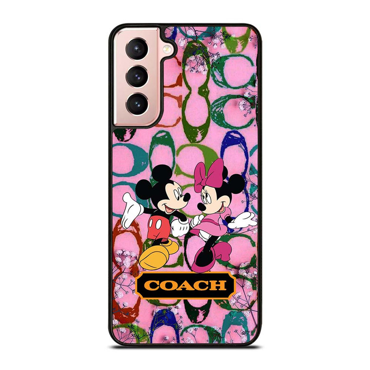 COACH MICKEY MINNIE MOUSE Samsung Galaxy S21 Case Cover