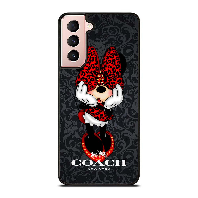 COACH MINNIE MOUSE CARTOON Samsung Galaxy S21 Case Cover