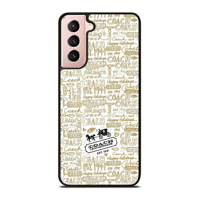 COACH NEW YORK COLLAGE Samsung Galaxy S21 Case Cover