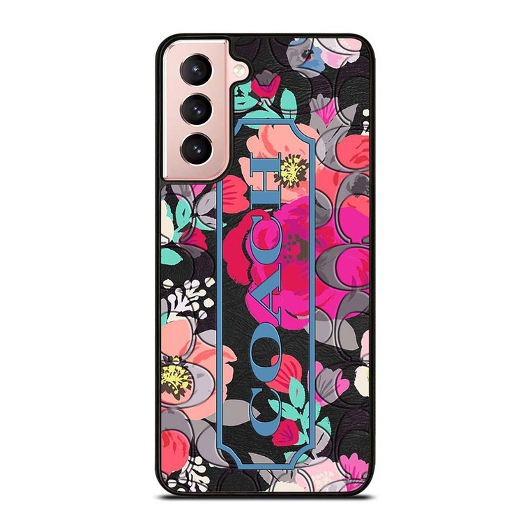 COACH NEW YORK FLOWER Samsung Galaxy S21 Case Cover