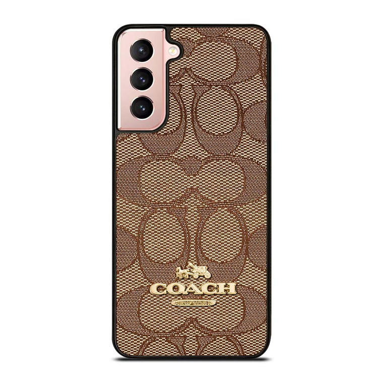COACH NEW YORK PATTERN Samsung Galaxy S21 Case Cover
