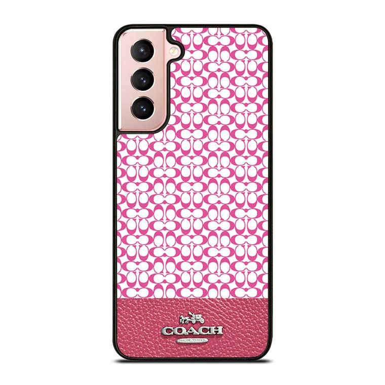COACH NEW YORK PINK Samsung Galaxy S21 Case Cover