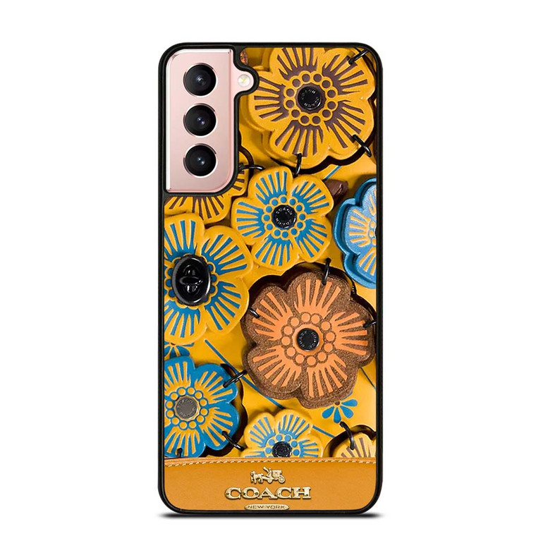 COACH NEW YORK ROSE TEA Samsung Galaxy S21 Case Cover COACH NEW YORK ROSE TEA Samsung Galaxy S21 Case Cover